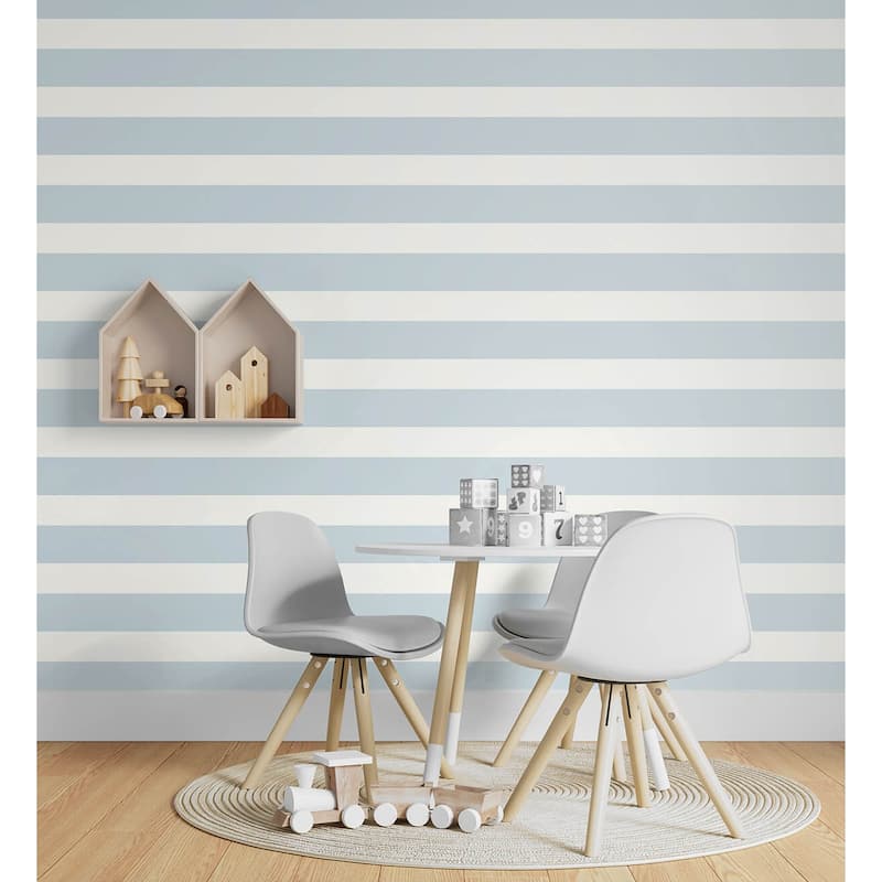 Luxe Haven Designer Stripe Peel and Stick Wallpaper