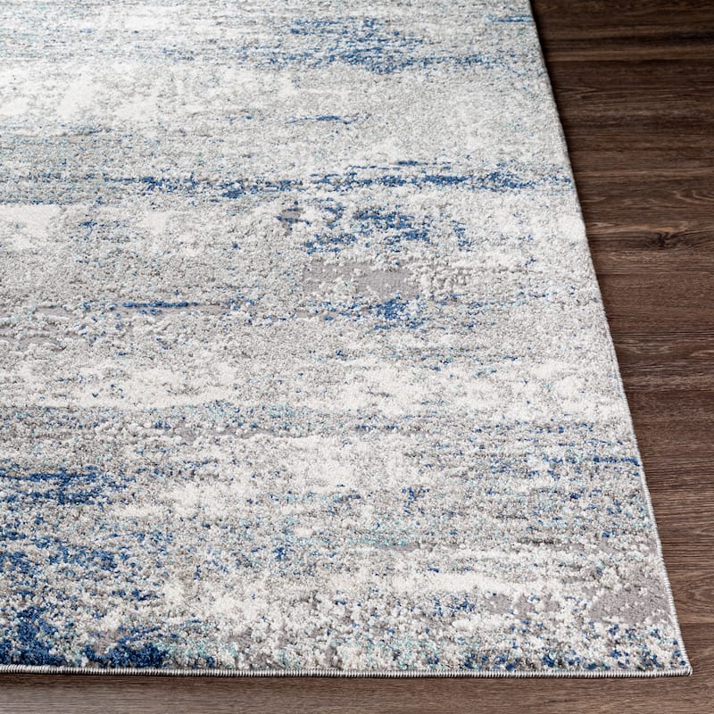 Livabliss Oskar Modern Distressed Area Rug
