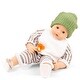 preview thumbnail 1 of 3, Maxy Muffin 16.5" Urban Stripes Soft Doll