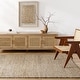 preview thumbnail 1 of 10, Johana Mid-Century Modern Solid Area Rug Khaki - 2' x 3'