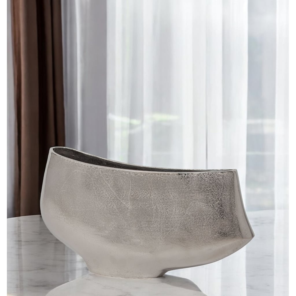 10" Nickel Aluminum Table Vase - 17.2