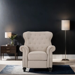 Elegant Push-Back Recliner with Button Tufted Diamond Stitching ...