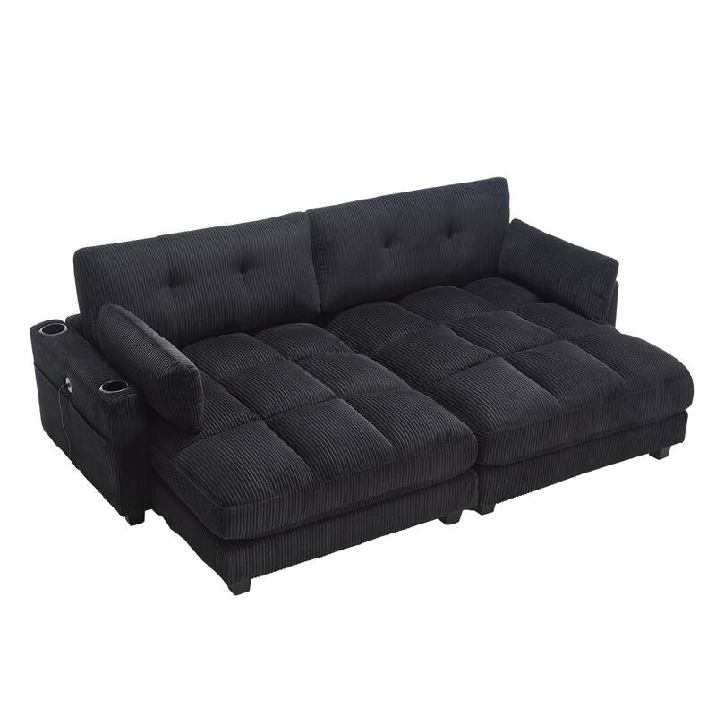 Sleeper Sofa Couch Bed,Oversized Chaise Lounge Chair Cozy Cloud Couch