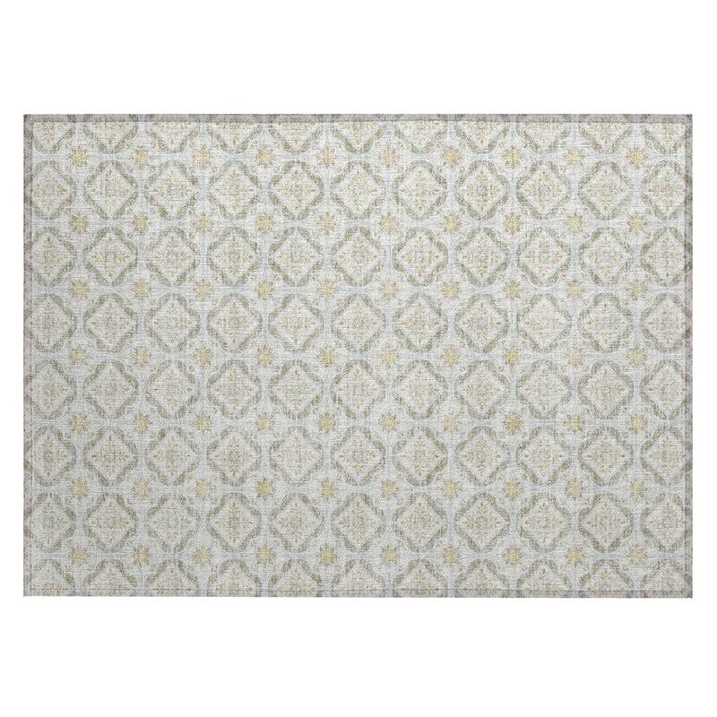 Machine Washable Indoor/ Outdoor Contemporary Granby Chantille Rug