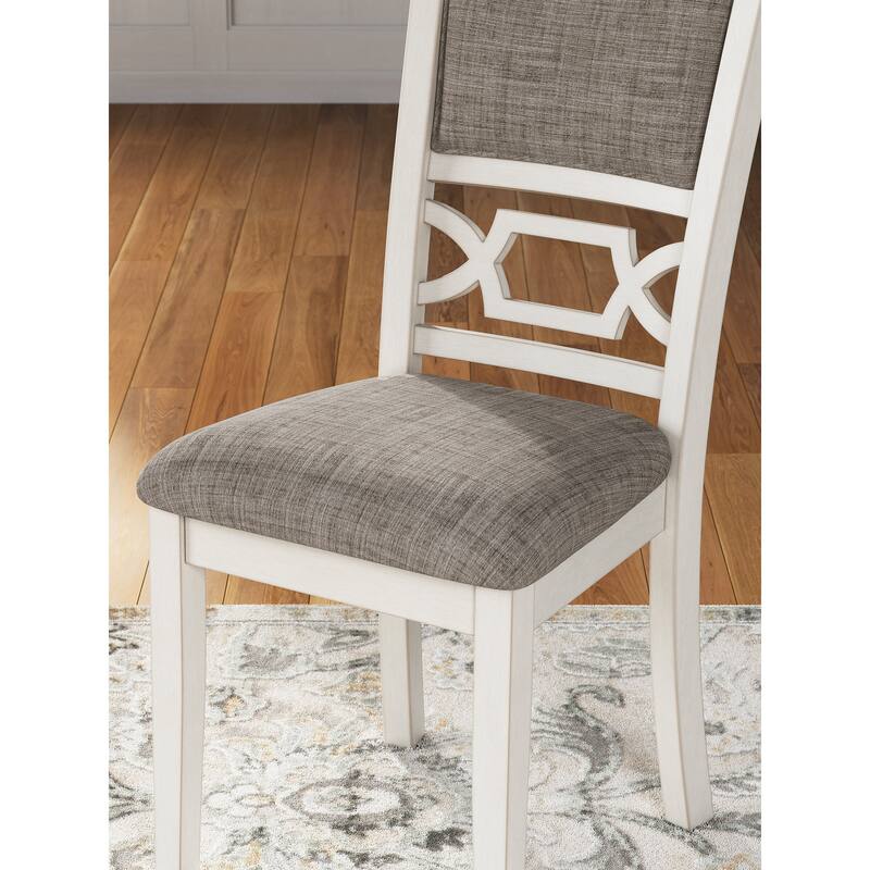 Signature Design by Ashley Erinberg White/Gray Dining Table Set (Set of 6)