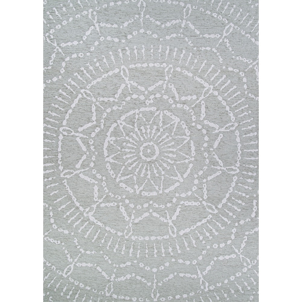 Woodland Flower Petal Indoor/Outdoor Area Rug