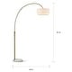preview thumbnail 8 of 7, Carson Carrington Flam 81-inch Arch Floor Lamp