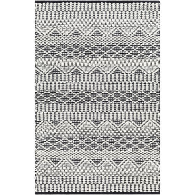 Gariane Handmade Striped Wool Blend Area Rug