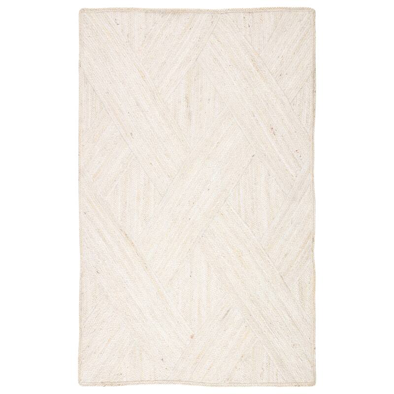 Vero Natural Trellis Area Rug - 9' x 12' - Ivory - Runner/Rectangle