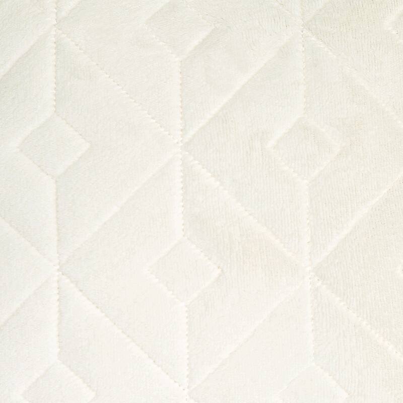 Serenta Diamond Flannel Quilted 4-piece Coverlet Set