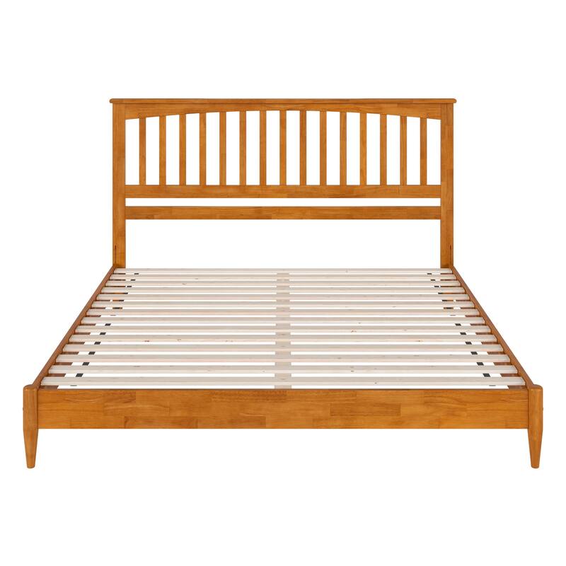 Becket Solid Wood Low Profile Platform Bed