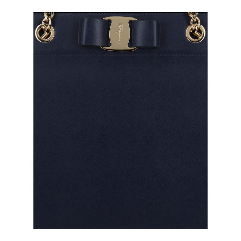Ferragamo Vara Bow Smooth Leather Tote