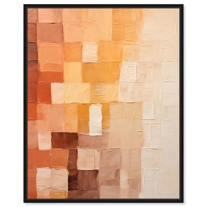 Umber Undertones Canvas by Art Remedy - Black - 30" x 36"