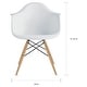 preview thumbnail 4 of 16, Modern Plastic Dining Room Chair with Eiffel Dowel Legs