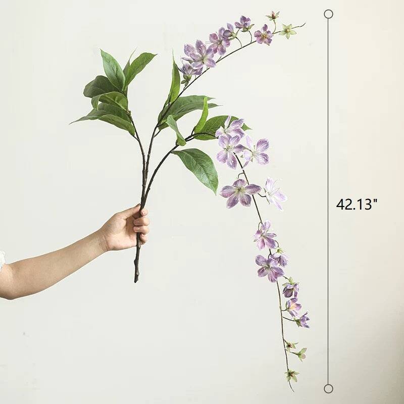 RusticReach Artificial Cytha Jasmin Stem - BundlePurple