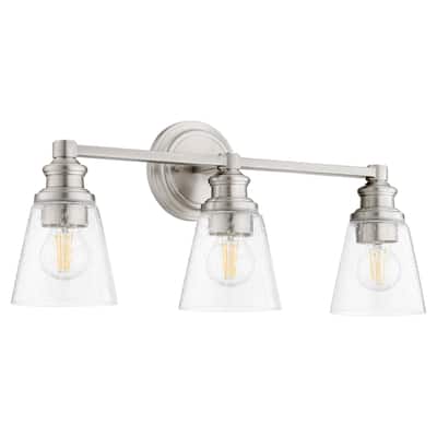Quorum International Dunbar 3 Light 23" Wide Bathroom Vanity Light