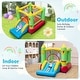 preview thumbnail 5 of 7, Inflatable Bounce House Kids Blow-up Bouncer with Slide with 480W Blower - 117" x 80" x 74.5"