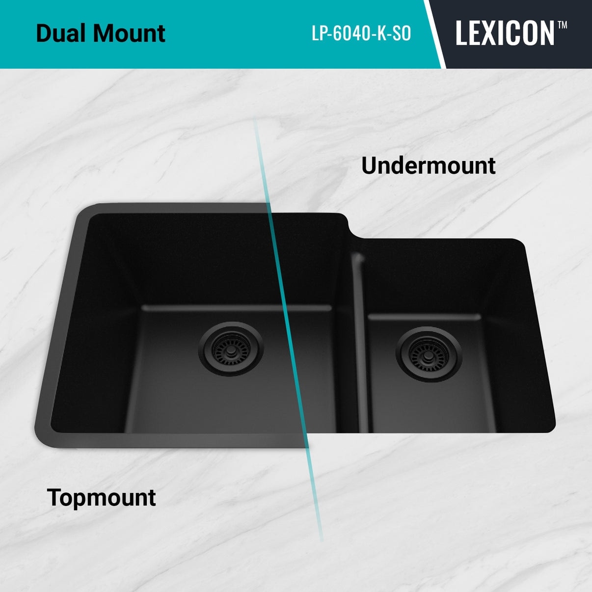 32 Inch Lexicon Platinum Quartz Composite Drop-in Undermount