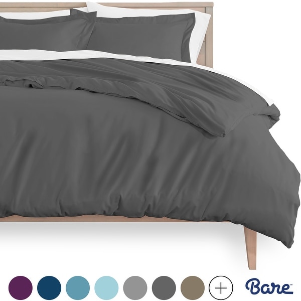 Bare Home Ultra-Soft Hypoallergenic Microfiber Duvet Cover & Sham Set