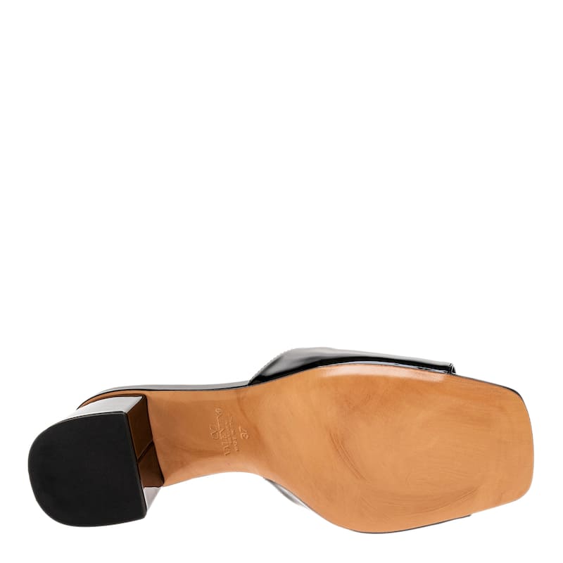Valentino Vlogo Signature Sandals in Patent Leather