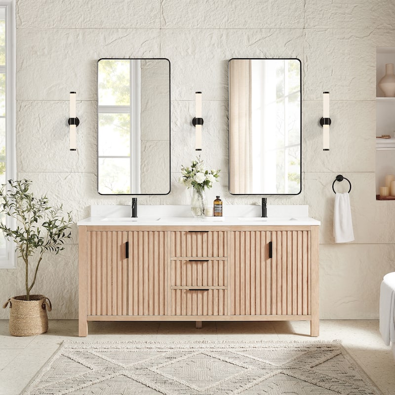 Shenzhen Bath Vanity with Composite Stone Top without Mirror