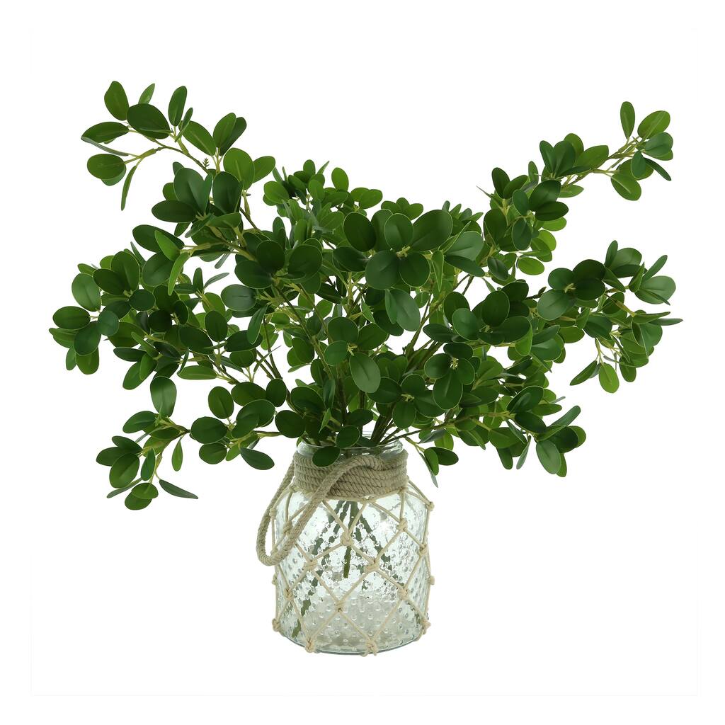 Organic Modern Boxwood Spray Arrangement