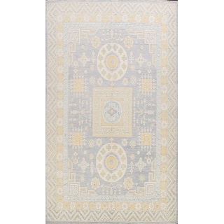 Shokan Area Rug Geometric Authentic Khotan Turkish Oriental Area Rug Wool Handmade - 9 ...