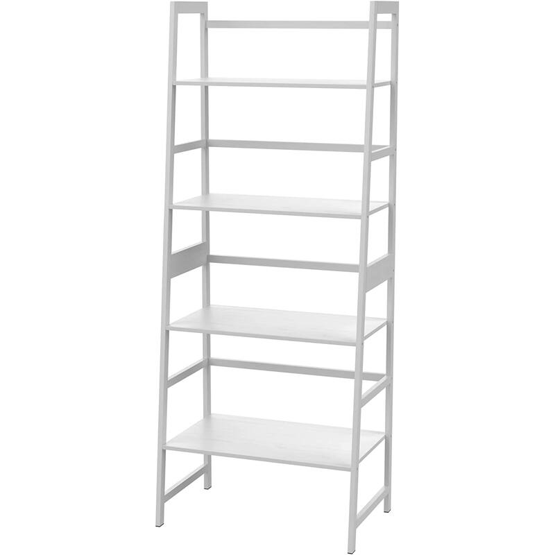 4 Tier Tall Bookshelf Open Ladder Shelf for Bedroom, Living Room