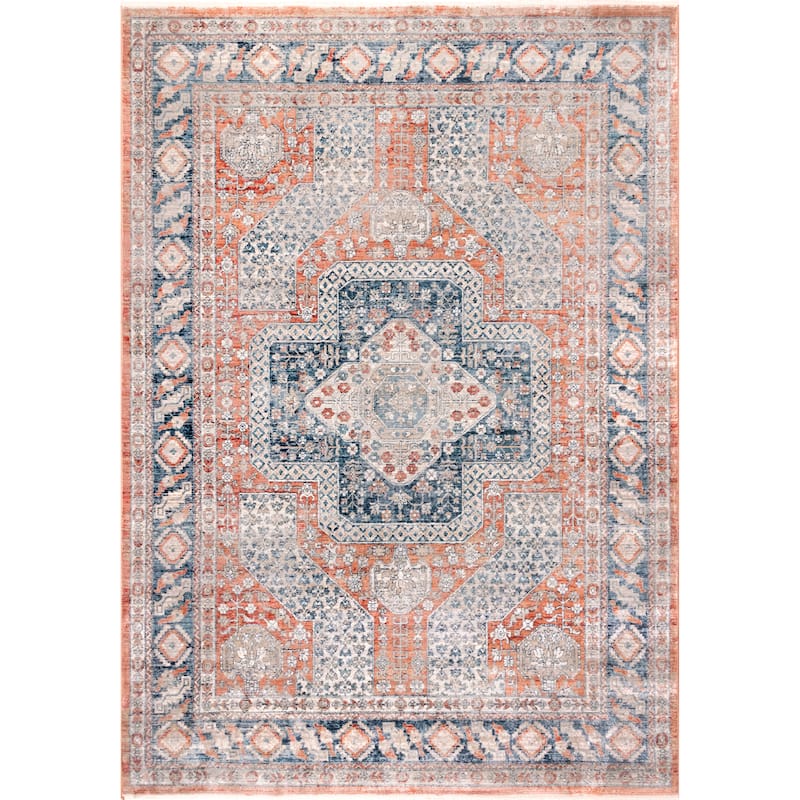 Nuloom Westlyn Faded Medallion Area Rug
