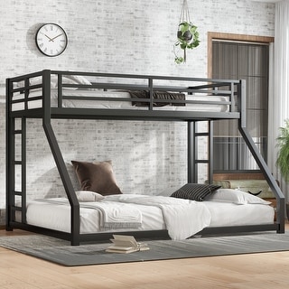 Metal Twin XL over Queen Bunk Bed