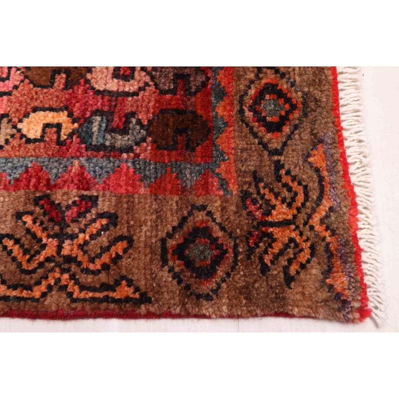 ECARPETGALLERY Hand-knotted Melis Light Red Wool Rug - 4'7 x 9'2