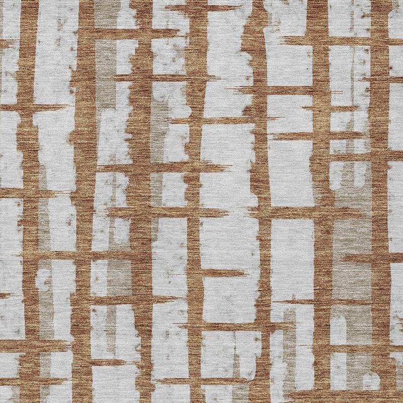 HomeRoots Striped Transitional Rectangle Outdoor Rug