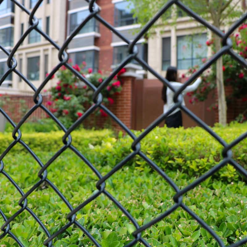 ALEKO 4x50 ft. Chain Link Fence Fabric - Galvanized Steel