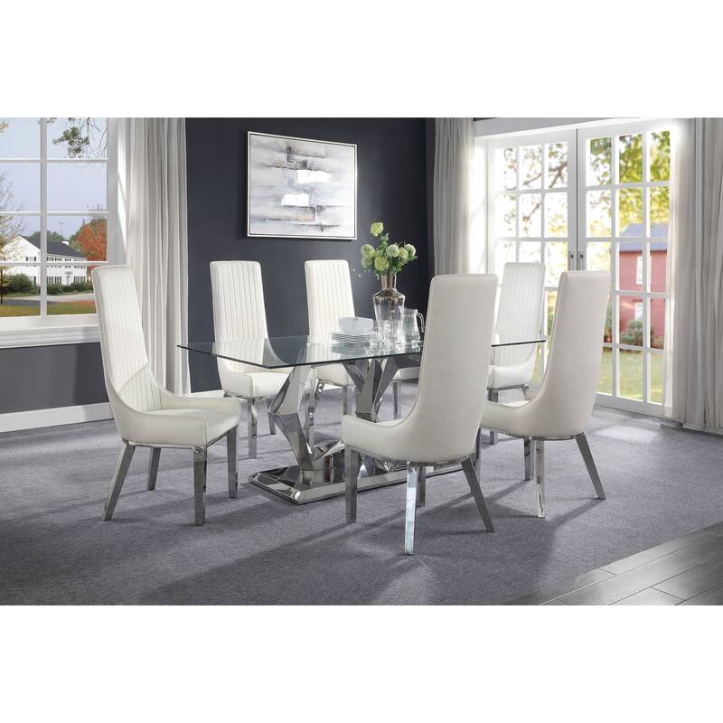 Aveline High Tufted Back Side Chairs (Set of 2)