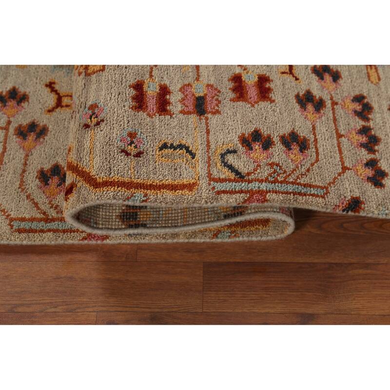 Kazak Indian Runner Rug Handmade Wool Carpet - 2'7"x 9'6"
