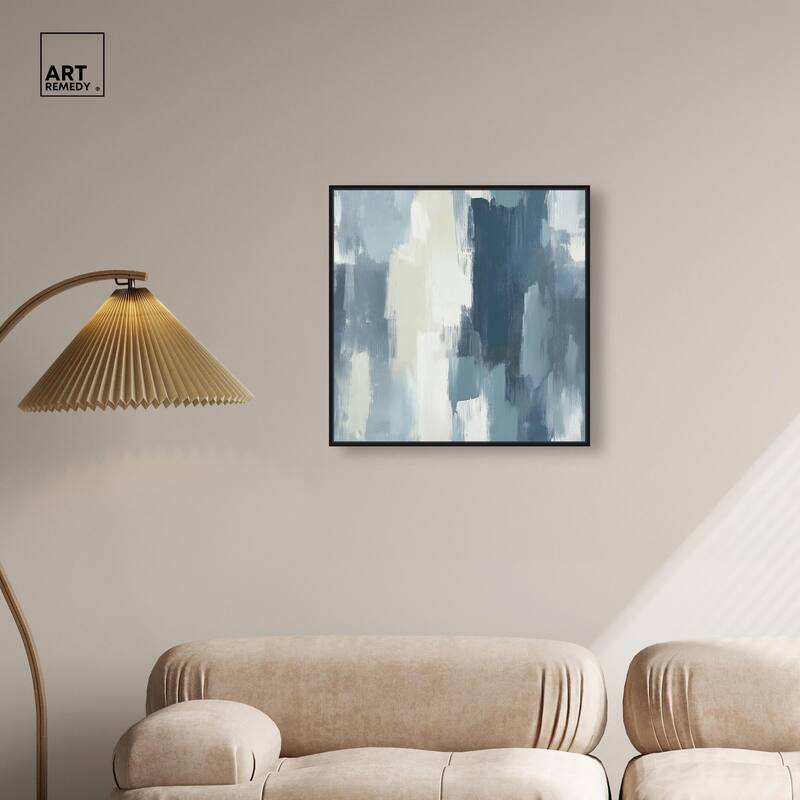 Blue Union Canvas by Art Remedy