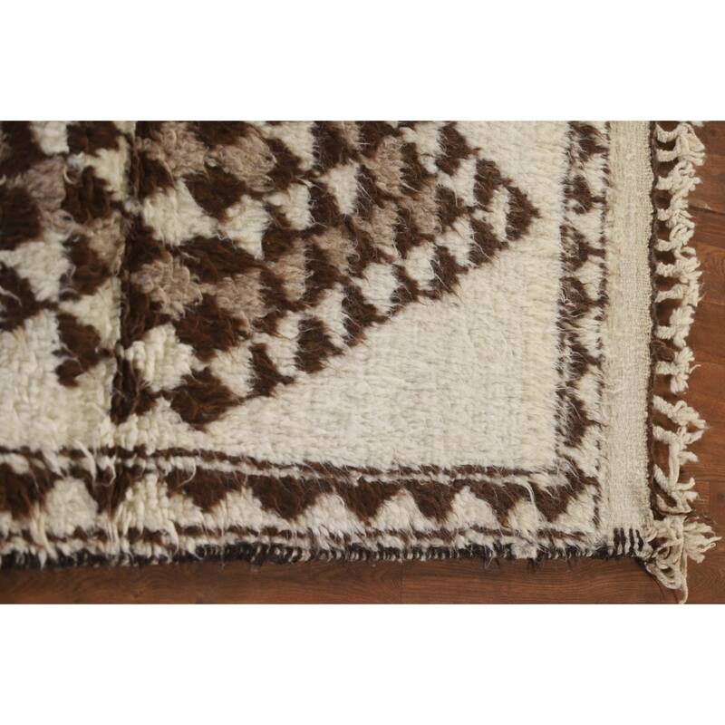Natural Dye Tribal Anatolian Runner Rug Handmade Turkish Wool Carpet - 2'9"x 11'4"