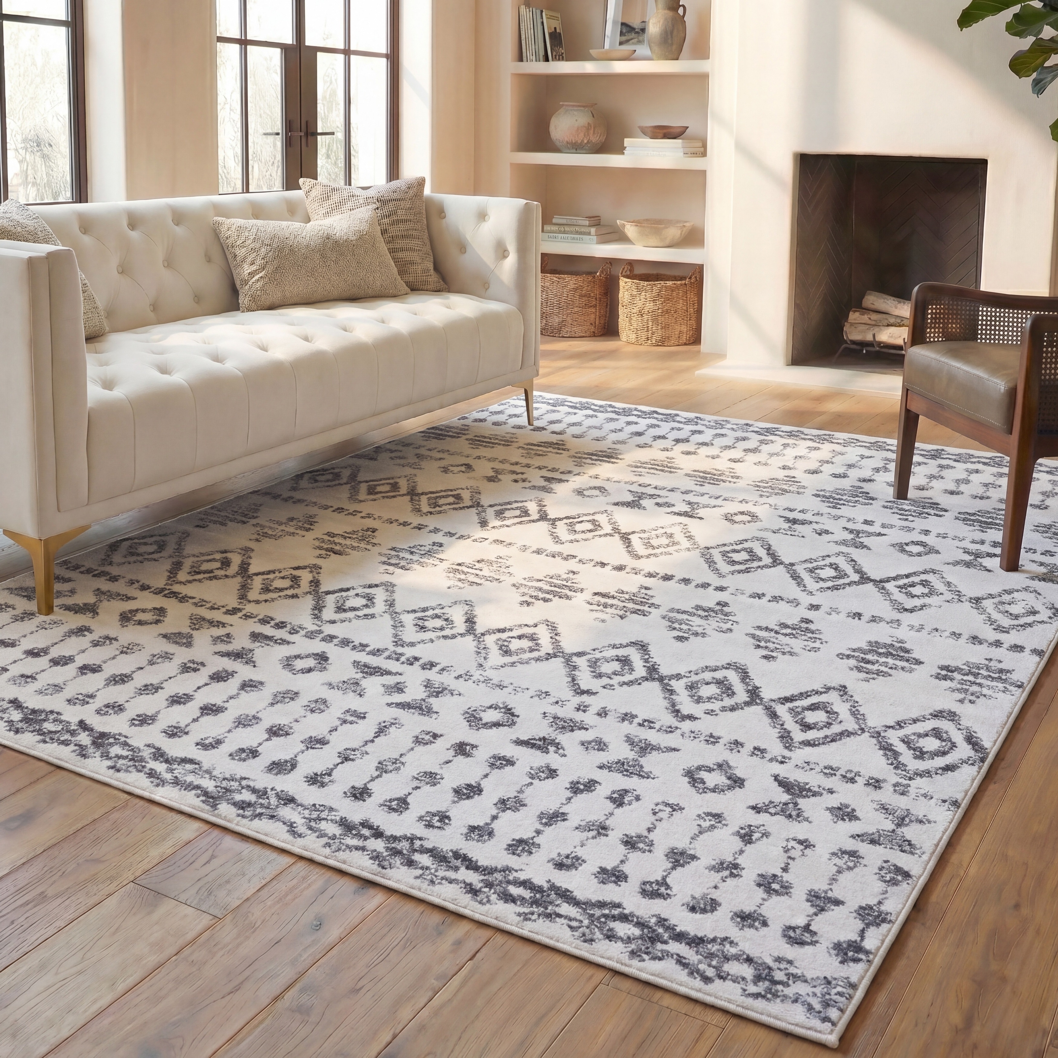 SAFAVIEH Tulum Cerstin Moroccan Boho Distressed Rug