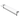 Allied Brass 16 Inch Glass Vanity Shelf with Integrated Towel Bar