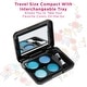 preview thumbnail 5 of 4, Vokai Makeup Kit Set, 60-Piece Makeup Set with Case and Carrying Handle (Pink)
