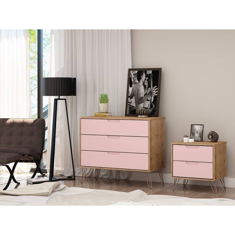 Manhattan Comfort Rockefeller 2-Piece Dresser Set