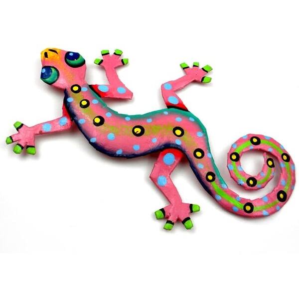 Shop Handmade Recycled Metal Gecko Wall Art Haiti Overstock