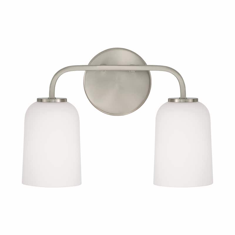Lawson 2-light Bath/ Vanity Fixture w/ Soft White Glass