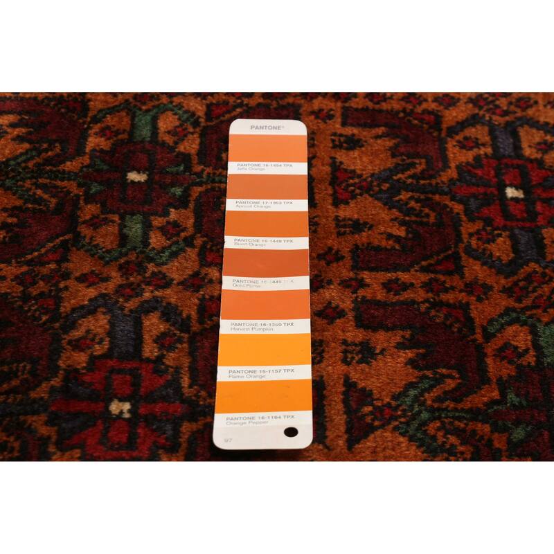 Teimani Burnt Orange Rug 3'9" x 6'6" - 3'9 x 6'6