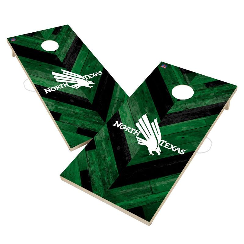 North Texas Mean Green Cornhole Board Set