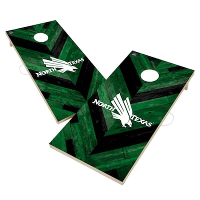 North Texas Mean Green Cornhole Board Set