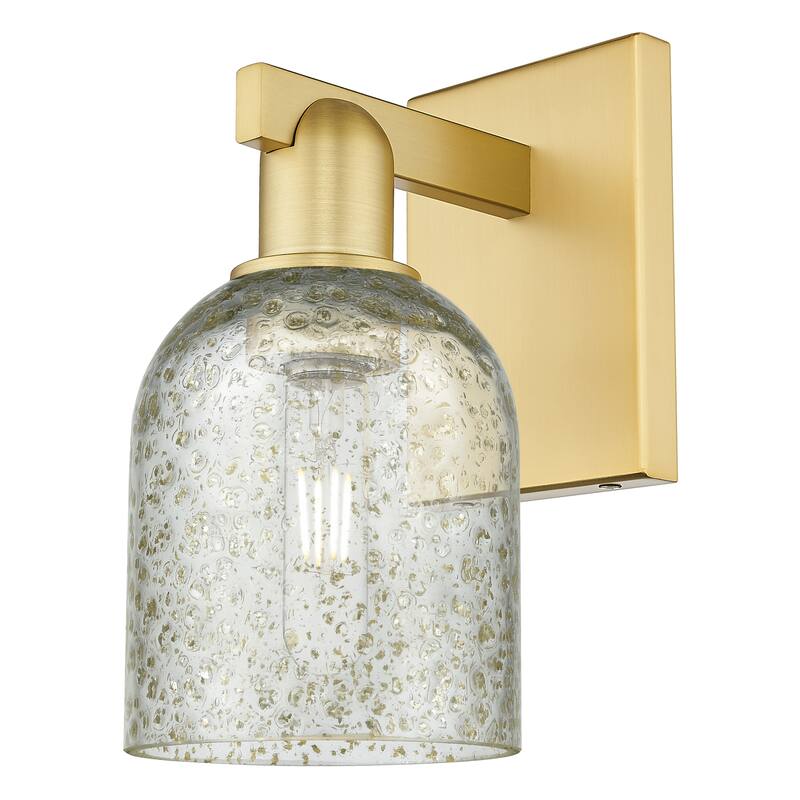 Innovations Lighting Endless Possibilities Arcadia - Caledonia - 1 Light 5" Sconce - Satin Gold/Mica