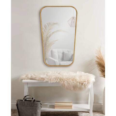 Kate and Laurel Caskill Framed Cowbell Wall Mirror - 20x32