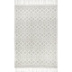 preview thumbnail 9 of 11, Nuloom Contemporary Handmade Flatweave Dot Aztec Indian Trellis Tassel Area Rug