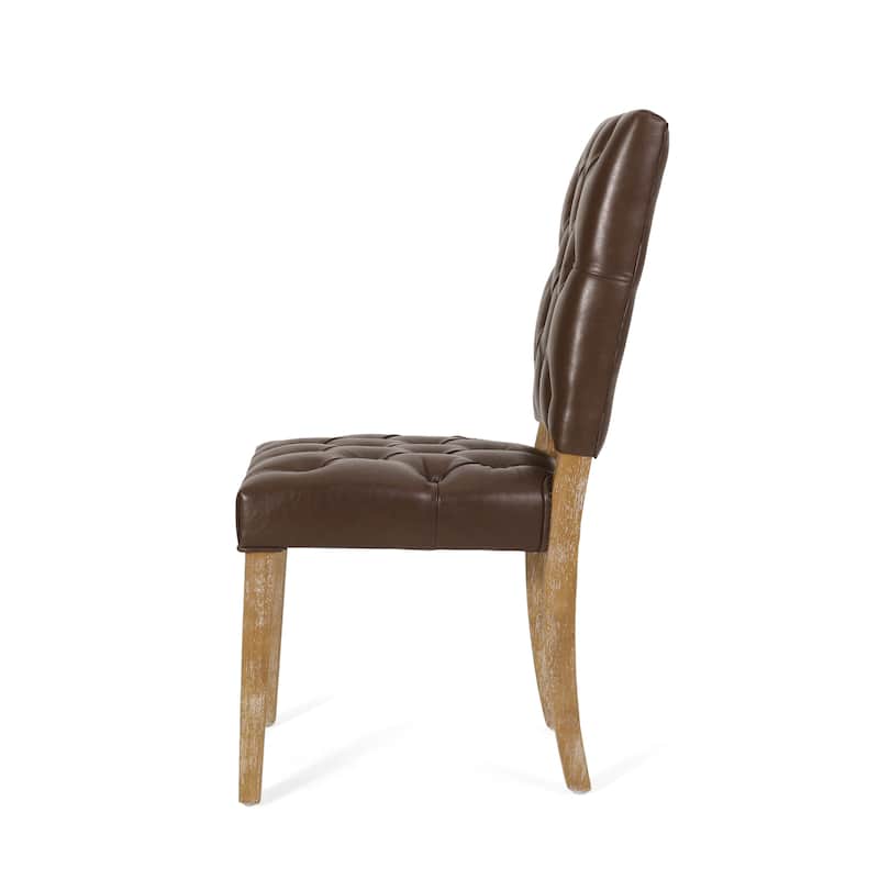 Kessler Tufted Dining Chairs by Christopher Knight Home